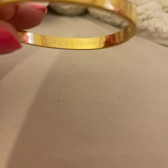 Charles Revson 1970 Aldo Cipullo gold electroplate Love bracelet Cartier
